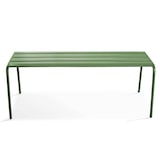thumbnail of Banc de terrasse en acier vert cactus  - Oviala