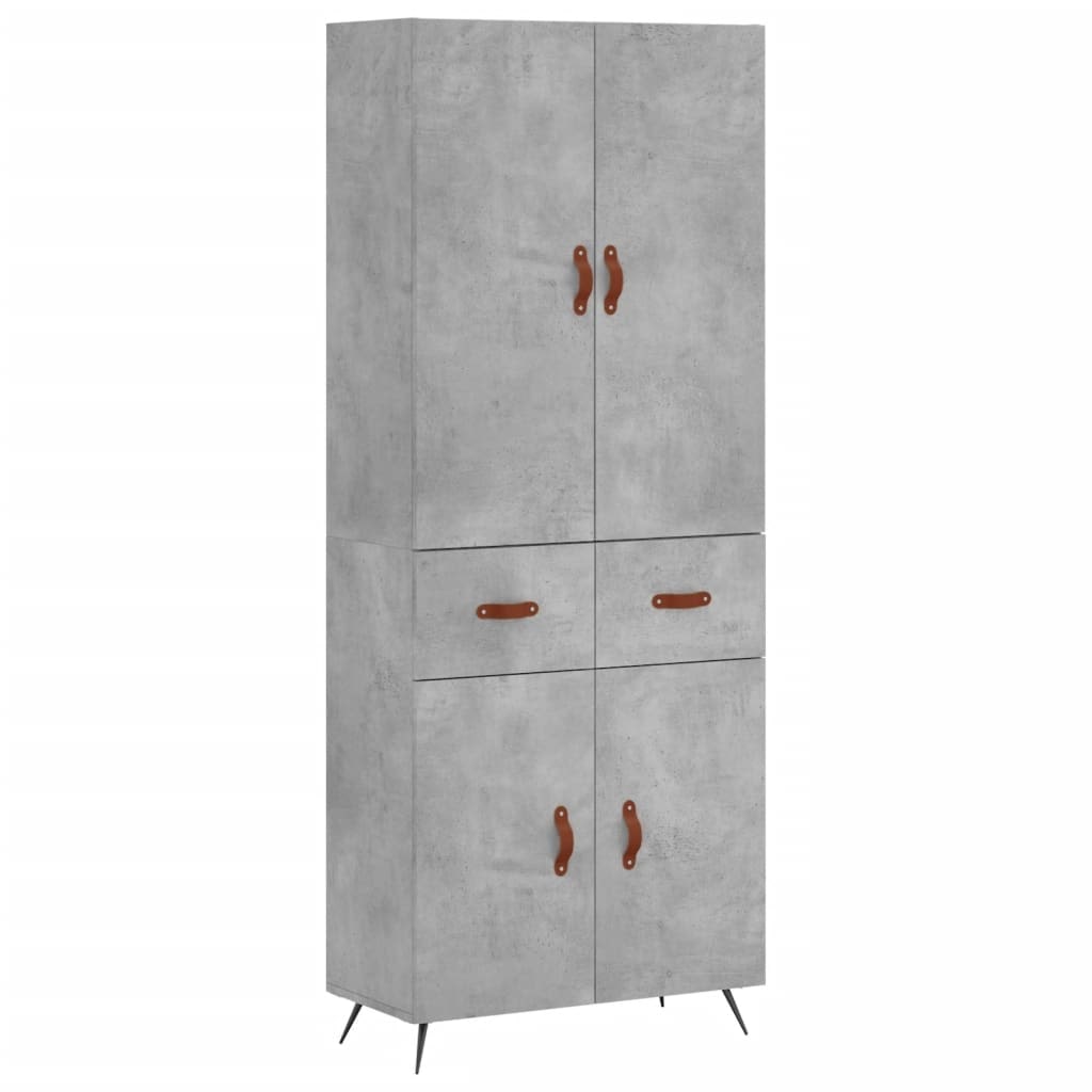 Helloshop26 - Buffet Sideboard Kommode Kleiderschrank Aufbewahrungsmöbel Organizer Küche Wohnzimmer Lounge hoch 69,5 x 34 x 180 cm 02_0034498