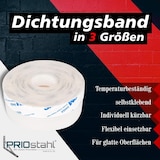 thumbnail of PRIOstahl Türdichtung Dichtungsband Dichtung 5 Meter 35mm selbstklebend aus Silikon Durchzugstopper