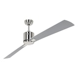 thumbnail of Ventilatore da soffitto CasaFan ECO NEO III 180 BN-WE/LG WIFI con motore cromato spazzolato/pale reversibili in bianco e grigio chiaro