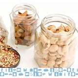 thumbnail of 20x Kleine Zeshoekige Honingpot met Deksel 180ml - Ideaal voor het Bewaren van Honing, Jam, Kruiden, Yoghurt