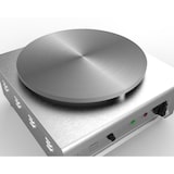 thumbnail of METRO Professional Crepe maker GCP1040, roestvrij staal / gietijzer, 47 x 45 x 24 cm, Ø plaat 40 cm, 3000 W, incl. beslagspreider, zilver