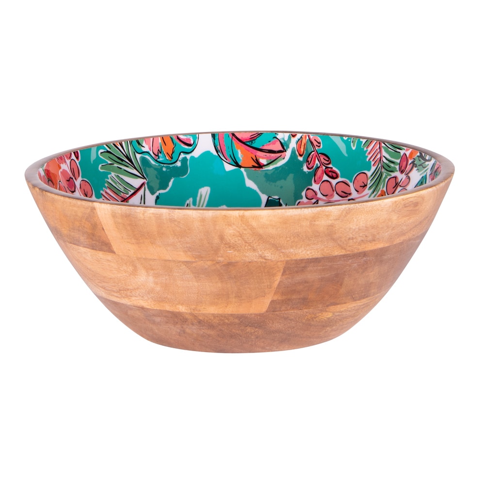 Saladier Florida 30 cm -  Multicolore Rond Bois Table Passion 31.00x31.00 cm