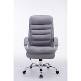 thumbnail of Décoshop26 - Fauteuil de bureau ergonomique et confortable jusqu'à 235 kg en tissu gris et métal chromé 10_0002404