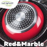 thumbnail of San Ignacio - Onil Kochgeschirr-Set, 16/18/20 cm, Edelstahl, mit 3 16/20/24 cm großen Pfannen aus gepresstem Aluminium, Induktion