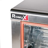 thumbnail of Romux® Rôtissoire Professionnelle Électrique Horizontale pour 12 Poulets 103x60 cm en Acier Inoxydable avec 1 Broche | Température 300°C - 6200 W