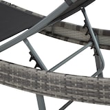 thumbnail of tectake Wicker ligbed Moana - grijsgevlekt - 404873