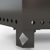 thumbnail of Outsunny - Feuerschale - 45Lx38.8Wx46.5Hcm - Schwarz