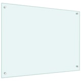 thumbnail of vidaXL Küchenrückwand Weiß 80x60 cm Hartglas