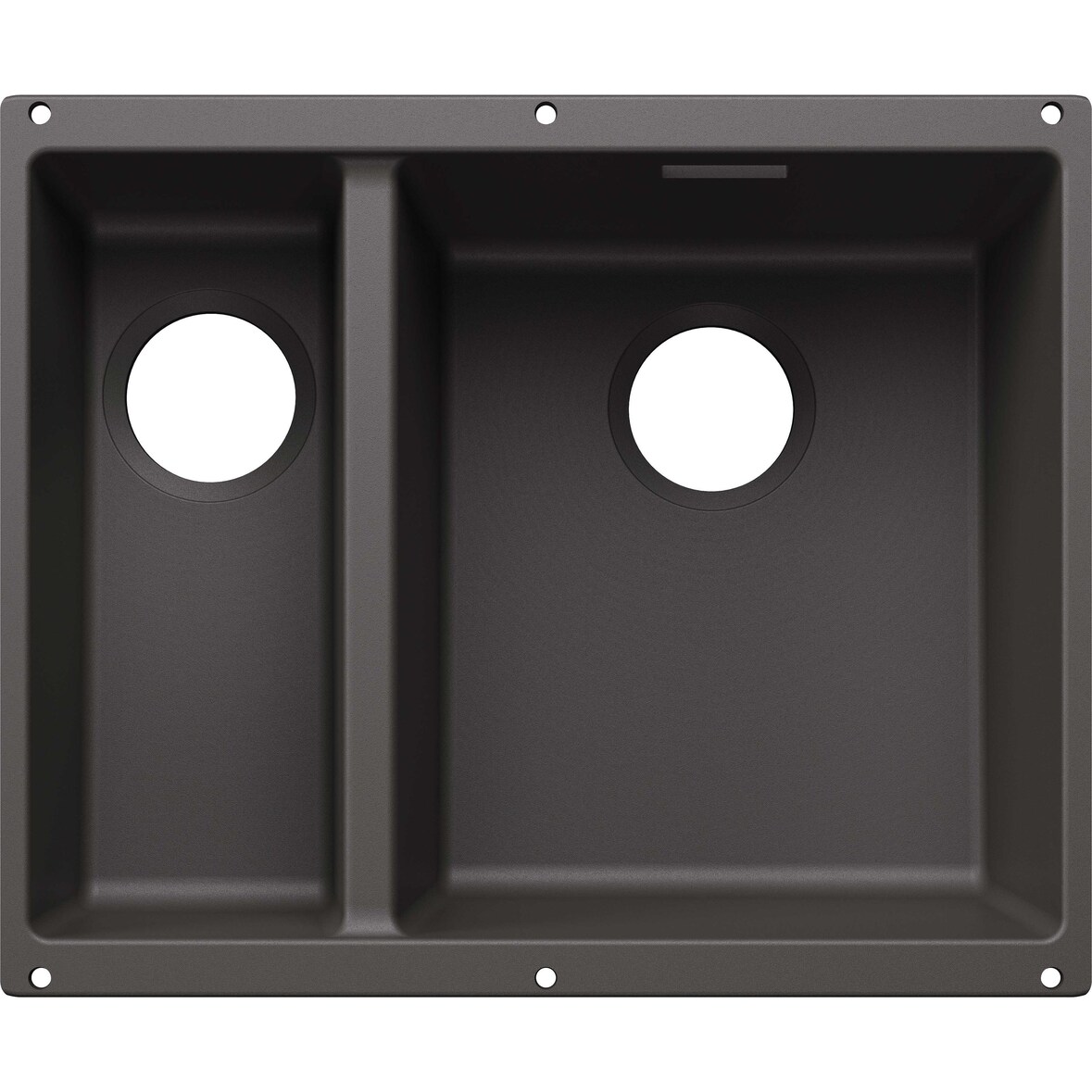 BLANCO SUBLINE 340/160-U  Einbauspüle SILGRANIT felsgrau ab 60 cm