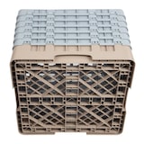 thumbnail of CAMBRO - 16S1114-184 - Rack para lavagem 16 comp. 6 alturas - 10,9 cm Ø máx. - alt. máx. 29,9 cm - 50 x 50 x 34,9 cm - Beige