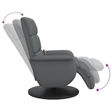 thumbnail of vidaXL Massagesessel mit Fußteil Grau Kunstleder