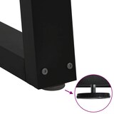 thumbnail of Pieds De Table Basse En V 2 Pièces Noir 30 X (30 31,3) Cm Acier