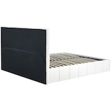 thumbnail of Cama tapizada Ladia Crema/160 cm