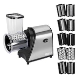 thumbnail of BEM Elektrischer Multifunktionsschneider 250W 5 Klingen, Anti-Rutsch-Füße, Wellenschnitt, Schneiden, Hacken, Zerkleinern, Edelstahl-Schneideeinsätzen