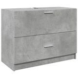 thumbnail of vidaXL Waschbeckenunterschrank Betongrau 78x37x59 cm Holzwerkstoff
