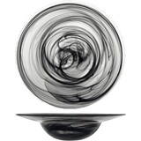 thumbnail of H&H Confezione 6 Piatti Pasta Alabastro Vetro, Nero, Cm 26