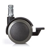 thumbnail of 5x Hartbodenrollen mit Feststellbremse ROLO STOP 11mm / 50mm (5er Pack) hjh OFFICE