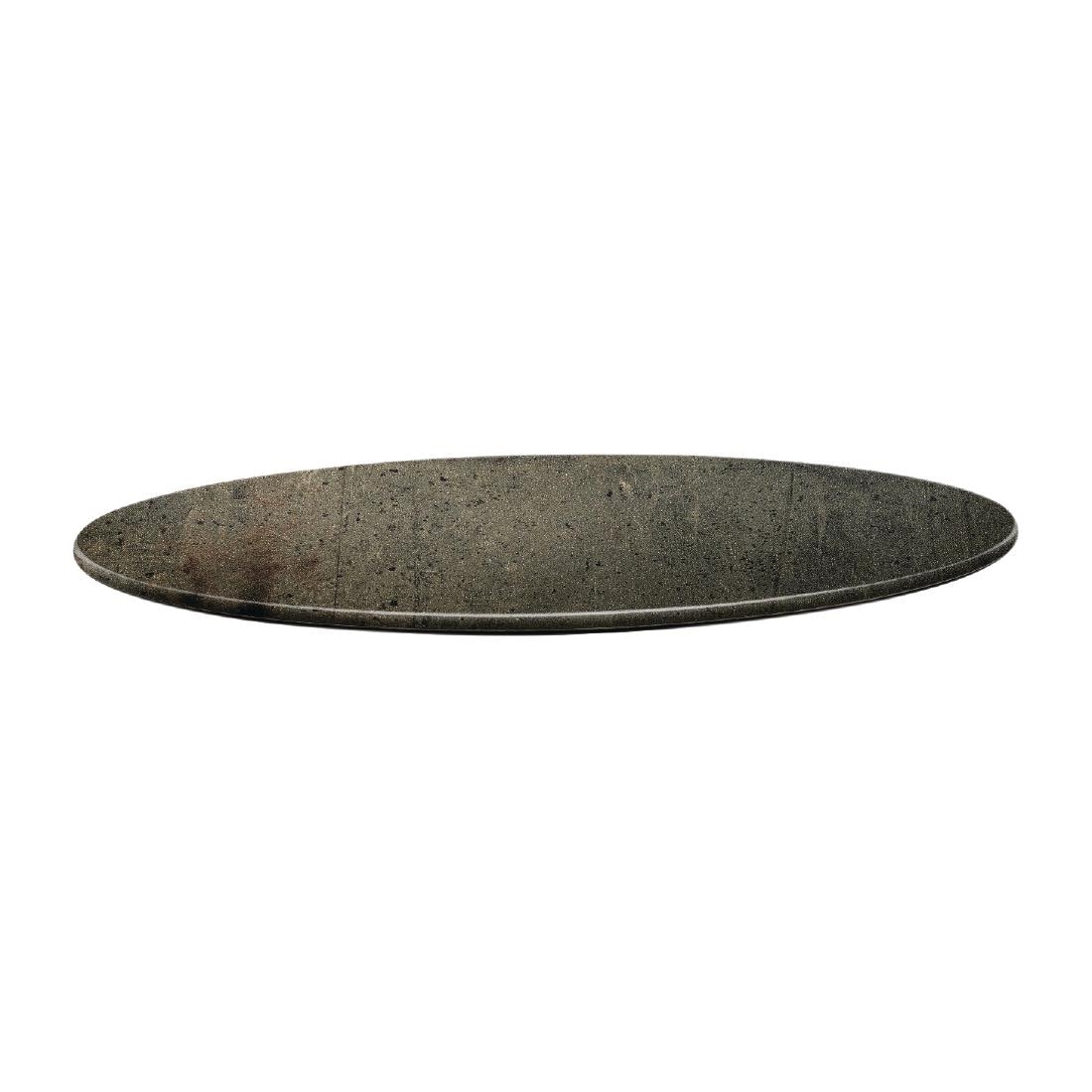 Topalit Smartline rond tafelblad van beton, 80 cm