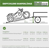 thumbnail of DREIBREIT by TRUTZHOLM Alu Auffahrrampe 175 cm 2-fach klappbar Tragkraft 1020kg gelocht Verladerampe