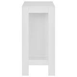 thumbnail of Mesa alta de cocina con estantería blanco 110x50x103 cm