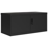 thumbnail of vidaXL Aktenschrank Schwarz 90x40x220 cm Stahl
