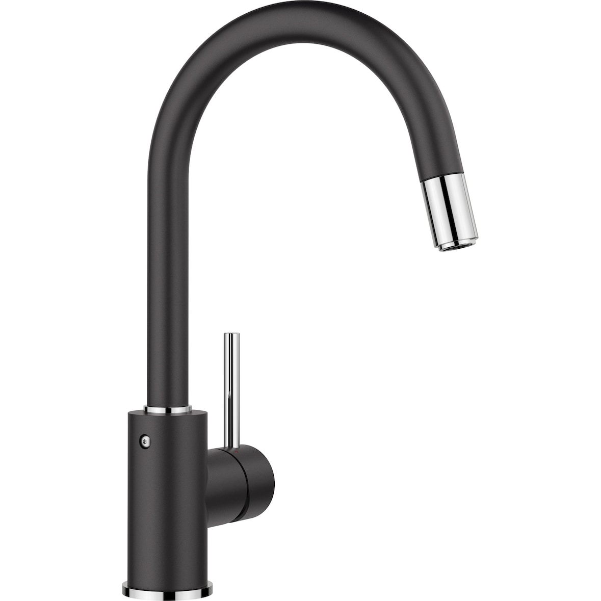 BLANCO MIDA-S Armatur, Wasserhahn silgranitschwarz Hochdruck 526146