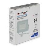 thumbnail of V-TAC VT-50-S-W   LED Draaibare Schijnwerper - Samsung - PIR Sensor - IP65 Waterdicht - Wit - 50W - 4000 Lumen - 3000K