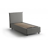 thumbnail of Dmora Letto singolo Cassiopea, Letto contenitore con rivestimento in tessuto, 100% Made in Italy, adatto per materasso Cm 80x200, Grigio