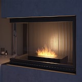 thumbnail of SIMPLE BOX – Freistehender freistehender Biokamin in Mattschwarz 40 cm – Gewicht 10 kg – Feuerlinie 22 cm