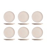 thumbnail of H&H Pearl, set 6 piatti fondi, 19 cm, in porcellana, avorio