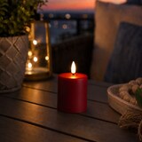 thumbnail of LED Mini Kerze für Laternen Timer Sensor H:10cm rot outdoor bis 1200h