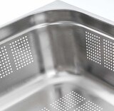 thumbnail of Stalgast Edelstahl Gastronormbehälter Serie STANDARD, GN 1/1 (100mm), perforiert/gelocht