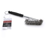 thumbnail of SANTOS BBQ Clean 2-Kopf Grillbürste Edelstahl 33 cm