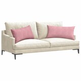 thumbnail of vidaXL Sofakissen 2 pcs Rosa 80 x 40 cm Cordstoff
