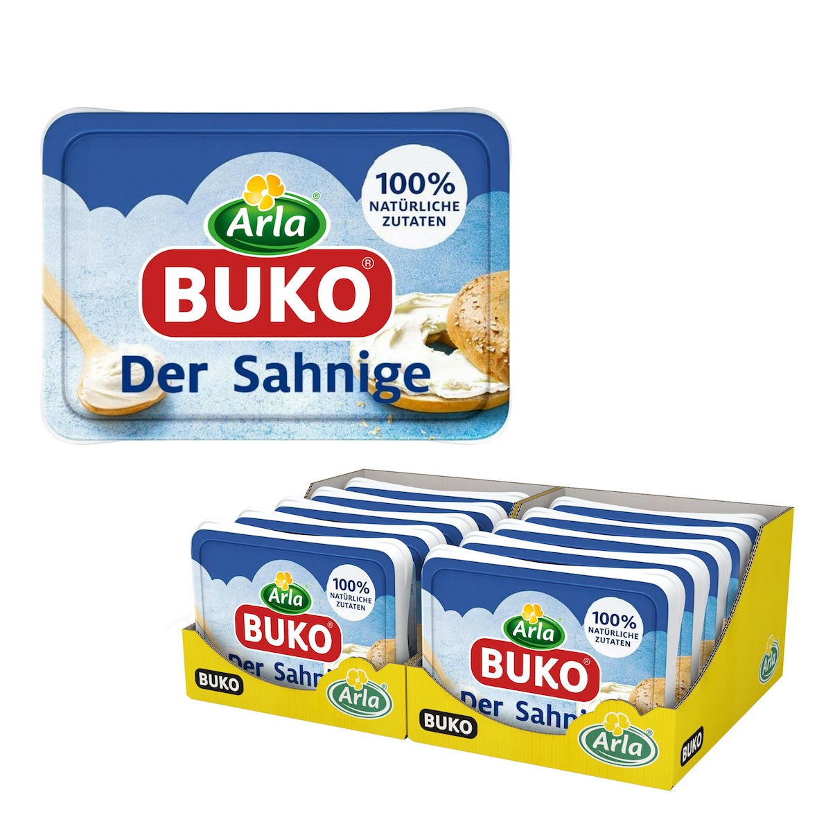 Arla Buko Frischkäse Der Sahnige 10 x 200 g (2 kg)