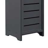 thumbnail of Helloshop26 - Elegante mueble de baño con portarrollos madera compuesta 80 x 15 x 15 cm gris oscuro 03_0007670