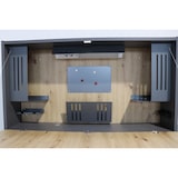 thumbnail of bümö Wandschreibtisch klappbar & abschließbar Mini-Office in Graphit/Asteiche