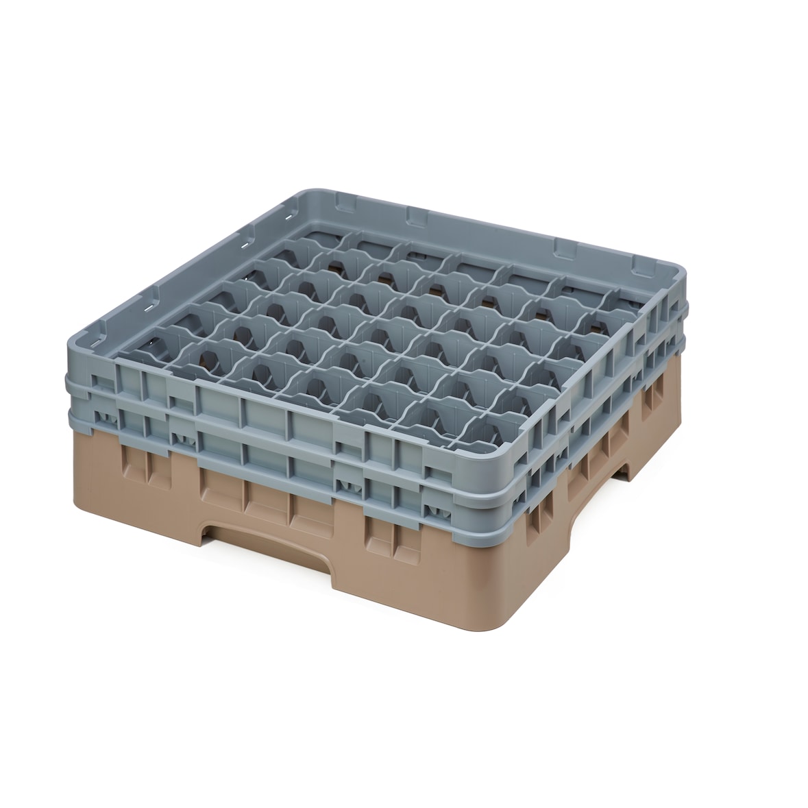 Cambro Gläserspülkorb beige mit 49 Fächern max Glashöhe 13,3cm