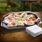 thumbnail of 20x Catering-Platte rPET oval schwarz 35 x 24,7 cm