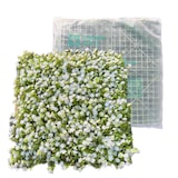 thumbnail of GeckoWall "KIEL" | Premium Blüten weiß Pflanzenwand  | Gastronomie Blumenwand Wandverkleidung | weiße Kunstpflanzen Wandmontage |Wandpaneele künstlich