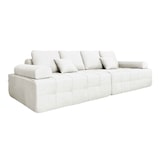 thumbnail of Oviala 4-Sitzer-Sofa aus Stoff mit ecrufarbenen Kissen