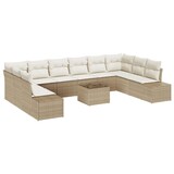 thumbnail of vidaXL Garten-Sofa-Set 11 pcs Beige und Creme 344 x 209 x 85 cm