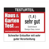 thumbnail of Gastroback Vital Juicer Pro 40117, XL- Einfüllschacht (Ø 75 mm)
