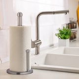 thumbnail of Relaxdays Küchenrollenhalter stehend, Küchenrollenständer Edelstahl, Rollenhalter mit Abrollstop, HxD 35 x 15 cm, silber