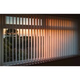 thumbnail of Lamellenvorhang Schiebevorhang fertiges Komplettsystem (hellgrau, 220x250 cm)