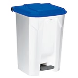 thumbnail of ROSSIGNOL Poubelle de tri 80L à pédale UTILO blanc/bleu