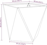 thumbnail of vidaXL Pflanzkübel 2 pcs Silber 50 x 50 x 50 cm Edelstahl