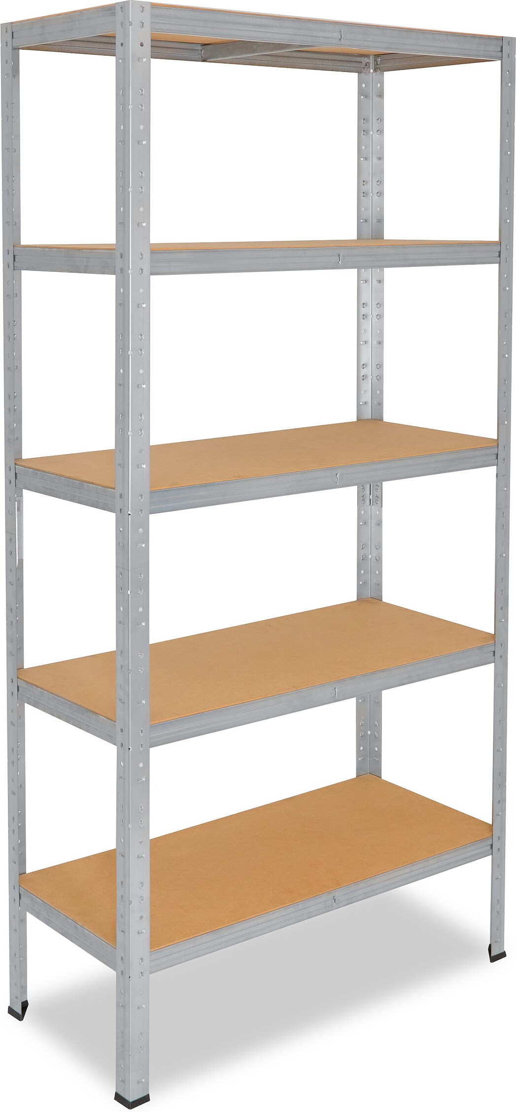 shelfplaza HOME 200x100x30 cm Schwerlastregal in verzinkt mit 5 Böden und 175 kg Traglast pro Boden