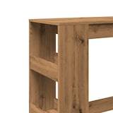 thumbnail of Table de bar avec étagères chêne artisanal bois d'ingénierie Modèle Boréal Stella Plus